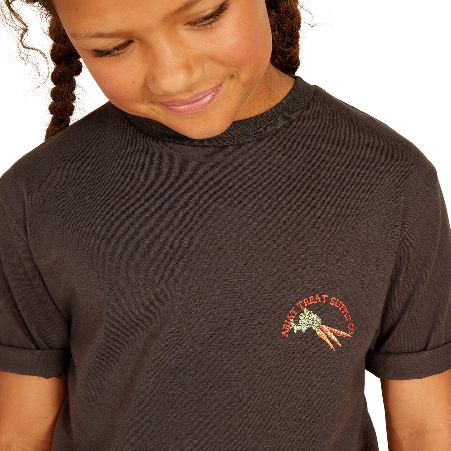 Ariat Girls T-Shirt Treat Supply in Vintage Black 10055159
