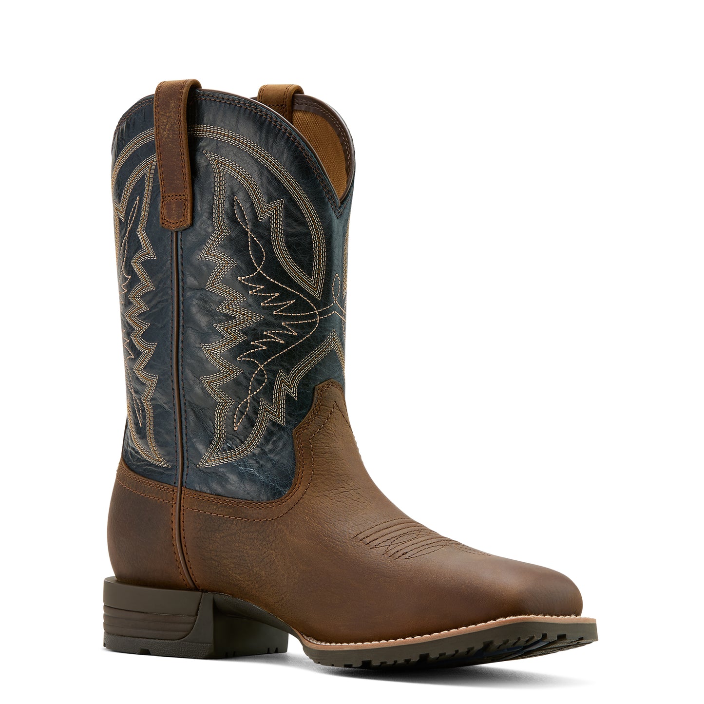 Ariat Mens 10061232 Hybrid Ranchwork H2O Tavern Taupe/Dark Denim