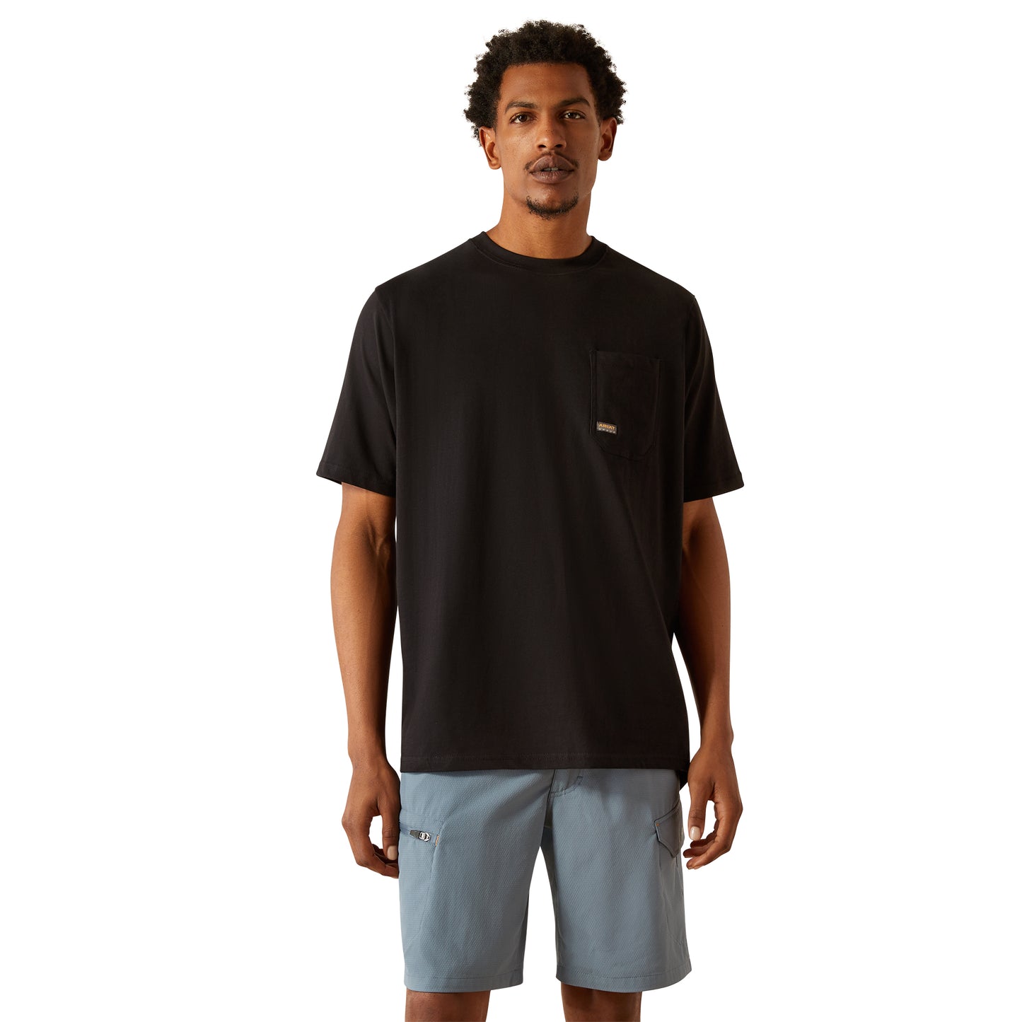 Ariat Mens Rebar Cotton Strong Hardhead Workwear T-shirt 10054445