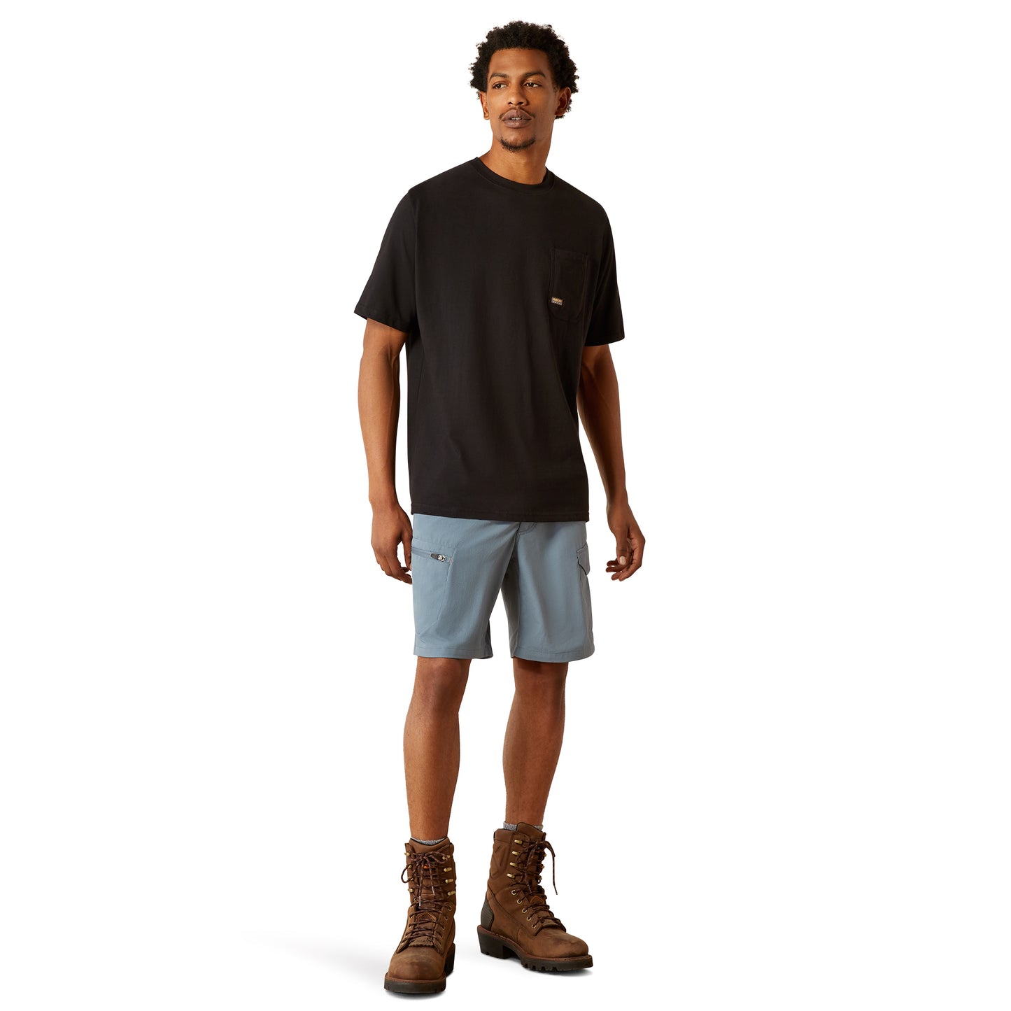 Ariat Mens Rebar Cotton Strong Hardhead Workwear T-shirt 10054445