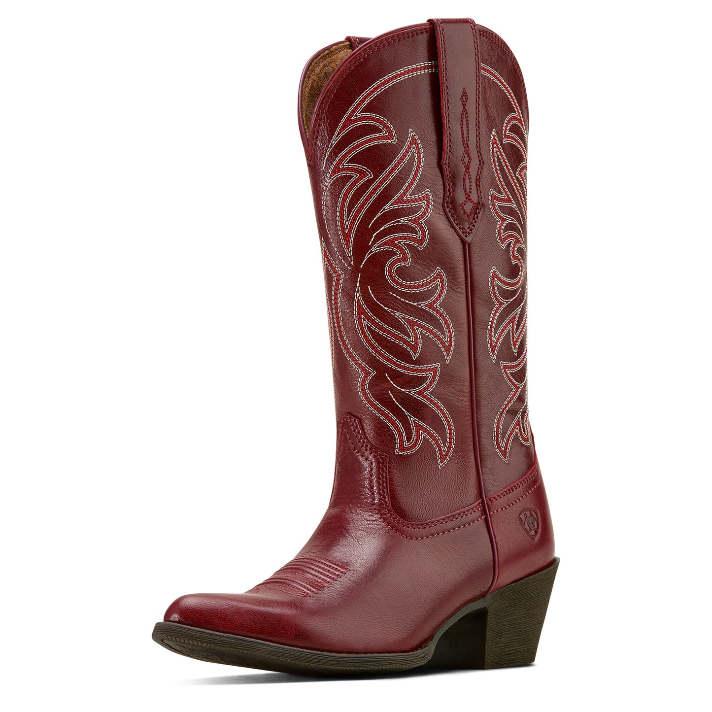 Ariat Ladies 10061205 Heritage J Toe Stretch Fit Western Boots in Sangria
