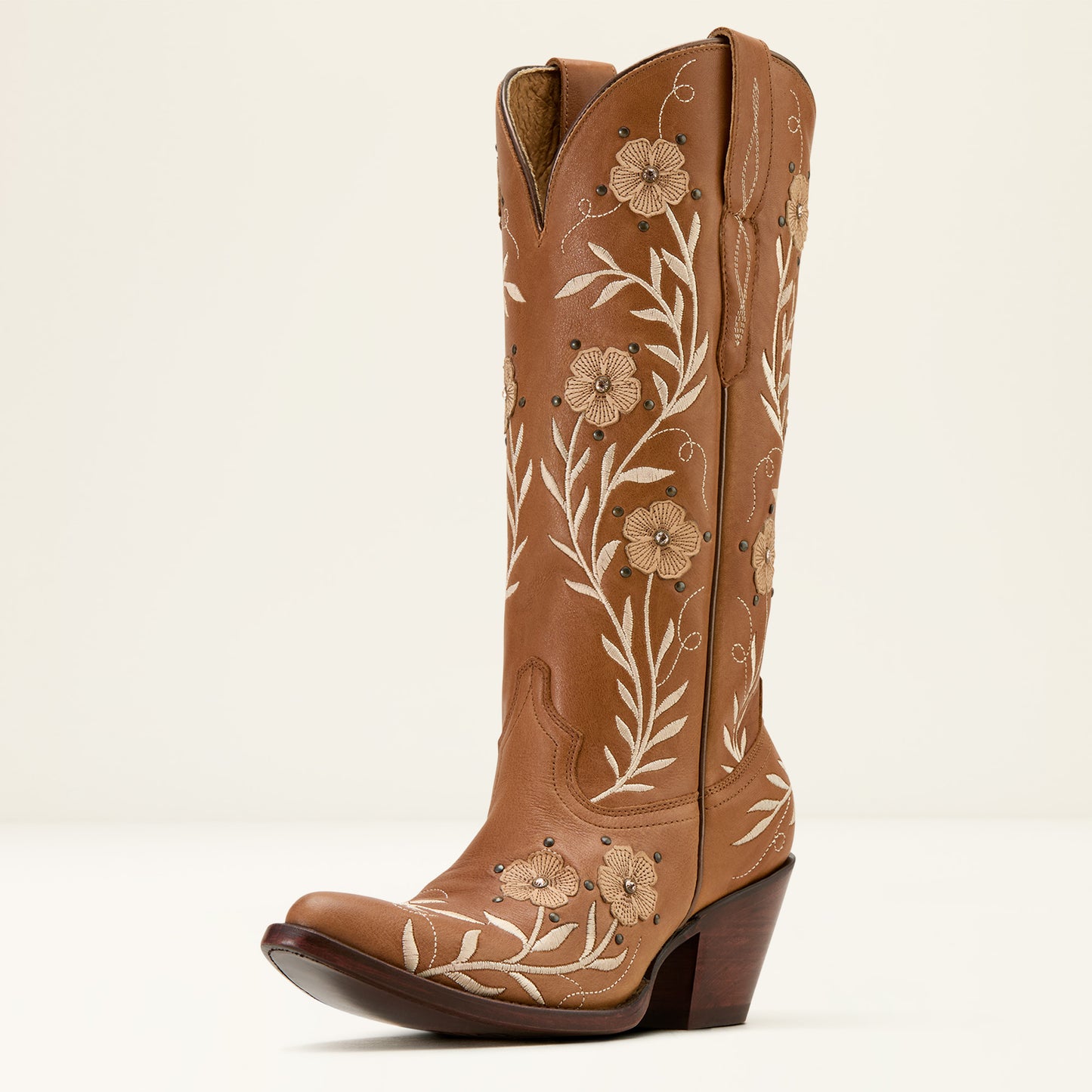 Ariat Ladies 10061311 Romance Cowboy Boots in Soft Honey Tan
