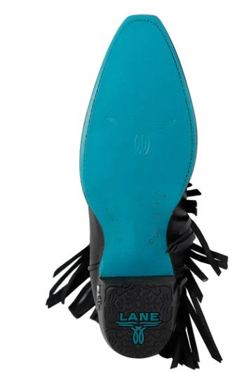 Lane Boots LB0482C-060 Senita Falls Cowboy Boots in Jet Black