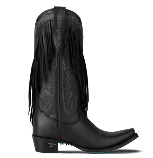 Lane Boots LB0482C-060 Senita Falls Cowboy Boots in Jet Black
