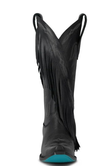 Lane Boots LB0482C-060 Senita Falls Cowboy Boots in Jet Black