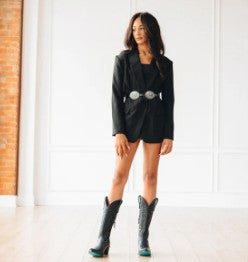 Lane Boots LB0526D-050 Smokeshow in Jet Black