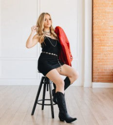 Lane Boots LB0526D-050 Smokeshow in Jet Black