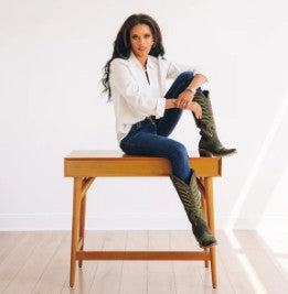 Lane Boots LB0529B-050 Squash Blossom Boots in Olive Suede