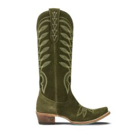 Lane Boots LB0529B-050 Squash Blossom Boots in Olive Suede