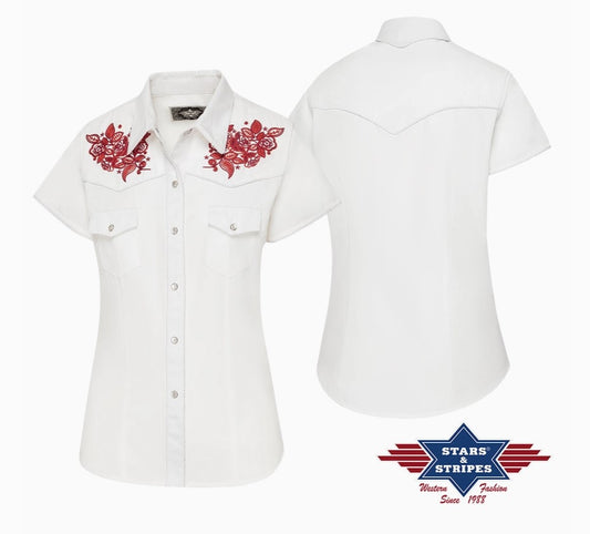 Summer Ladies Western Blouse