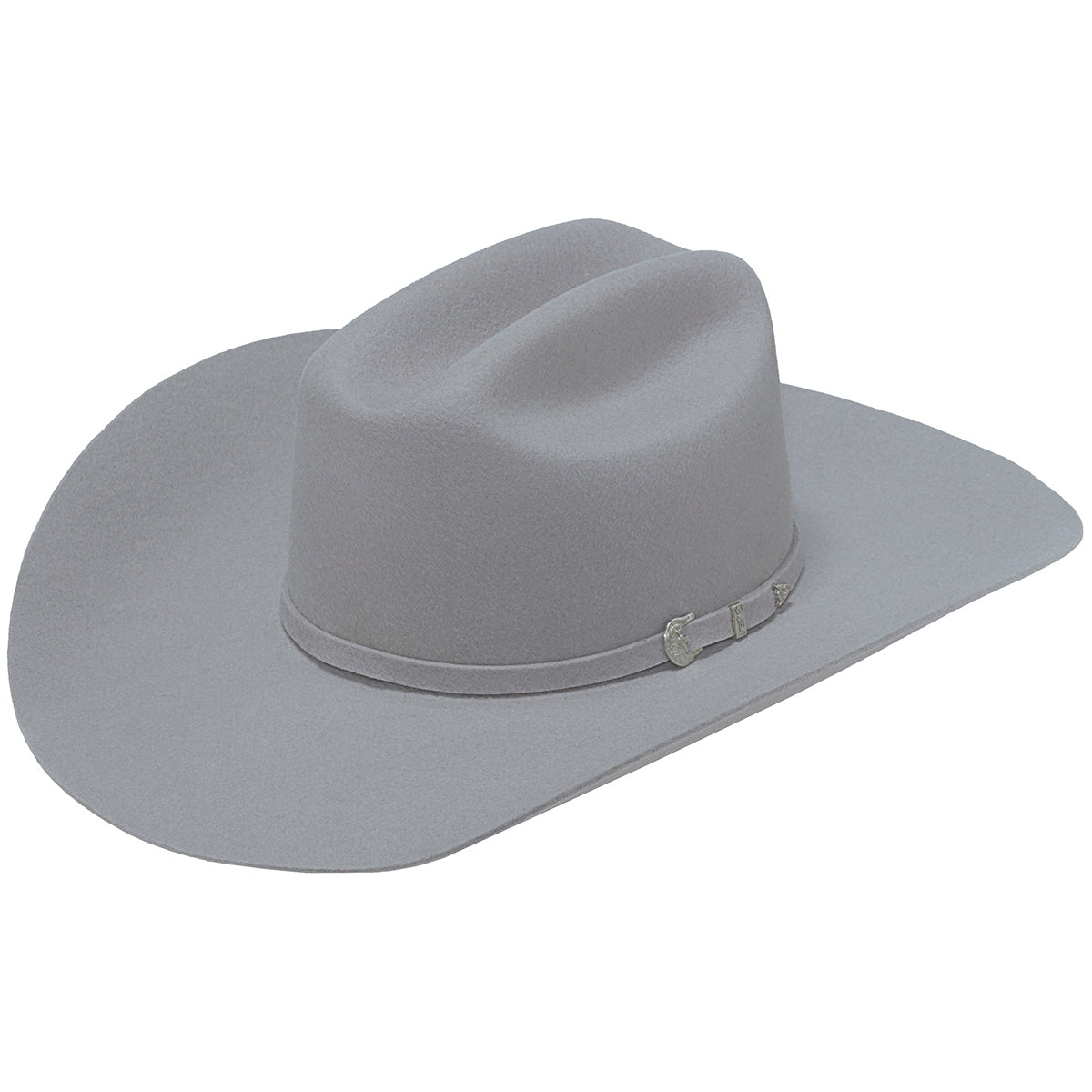 M&F Traditional Twister Sante FE 3X Select Wool Hat in Grey T7525006