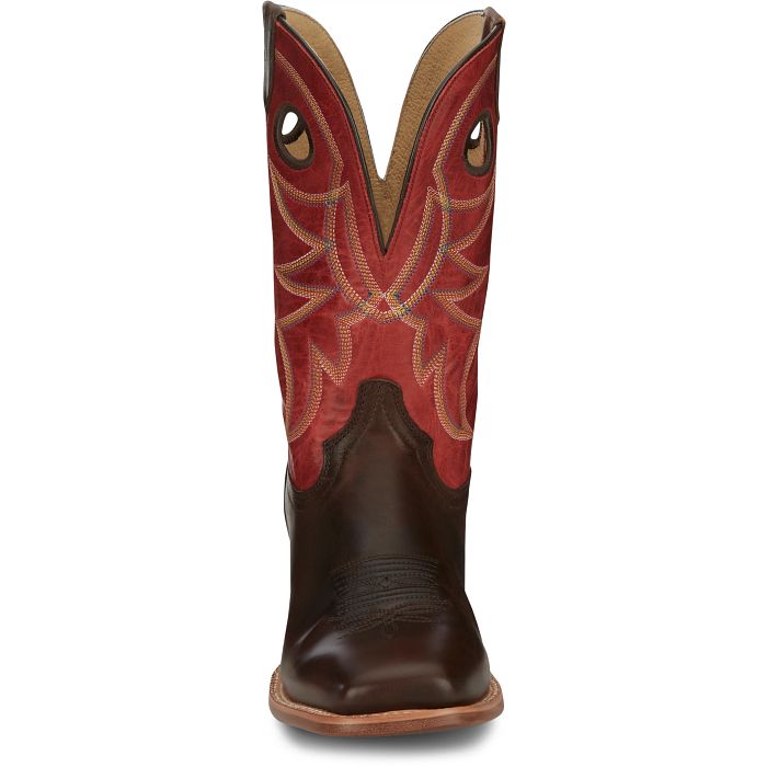 Tony Lama SA2010 Ronan in Brown and Red Mens Cowboy Boots