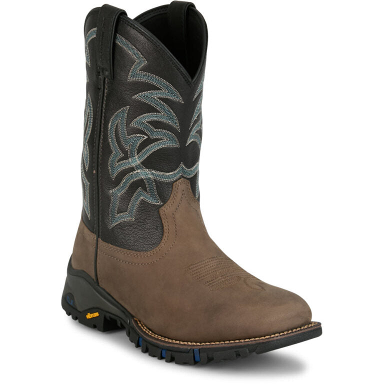 Tony Lama TW5020 Roustabout in Grey Mens Cowboy Boots