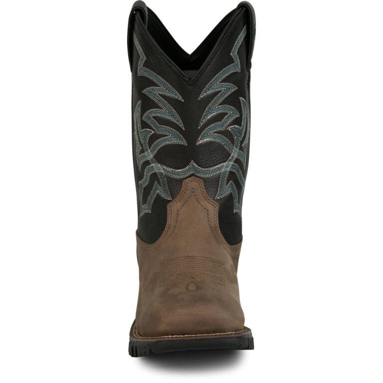 Tony Lama TW5020 Roustabout in Grey Mens Cowboy Boots