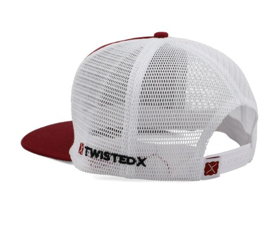 Twisted X Cap CAP007 in Red & White