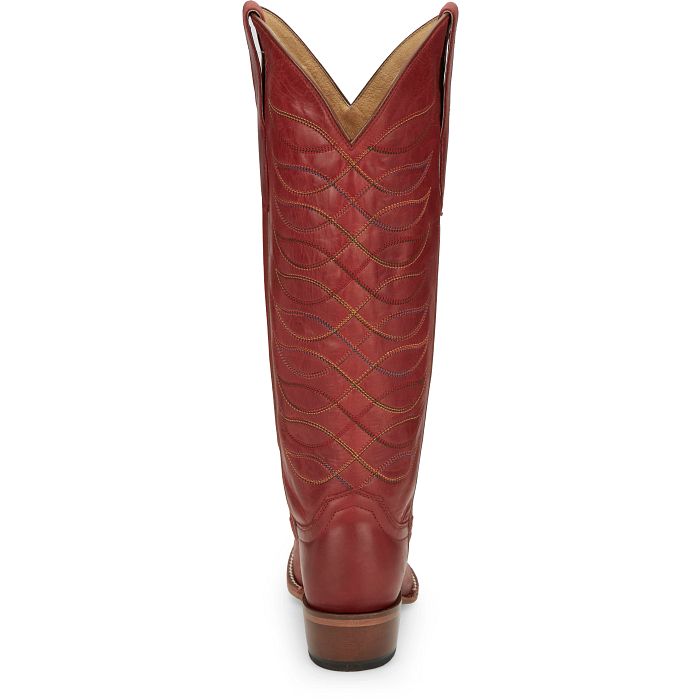 Justin Ladies VN4459 Whitley Cowboy Boots in Red