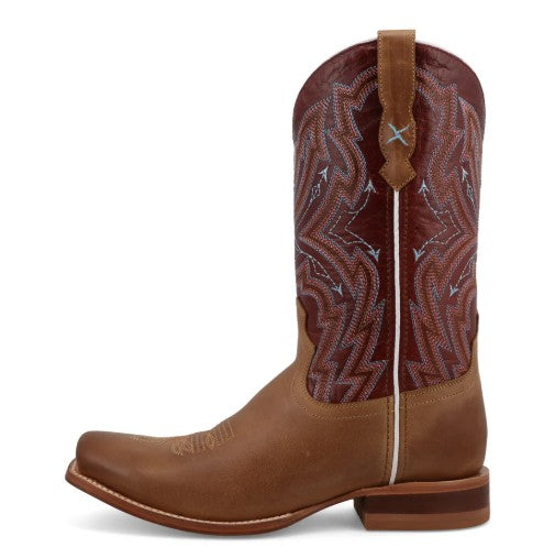 Twisted X Ladies Rancher in Peanut & Oxblood Red WRAL025