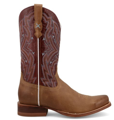 Twisted X Ladies Rancher in Peanut & Oxblood Red WRAL025