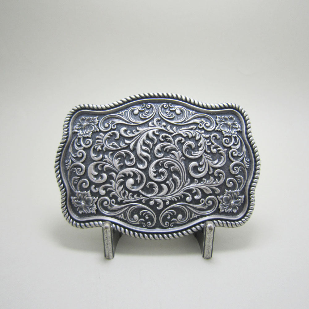 Buckle Silver Plated Southwestern Design Buckle WT142SL