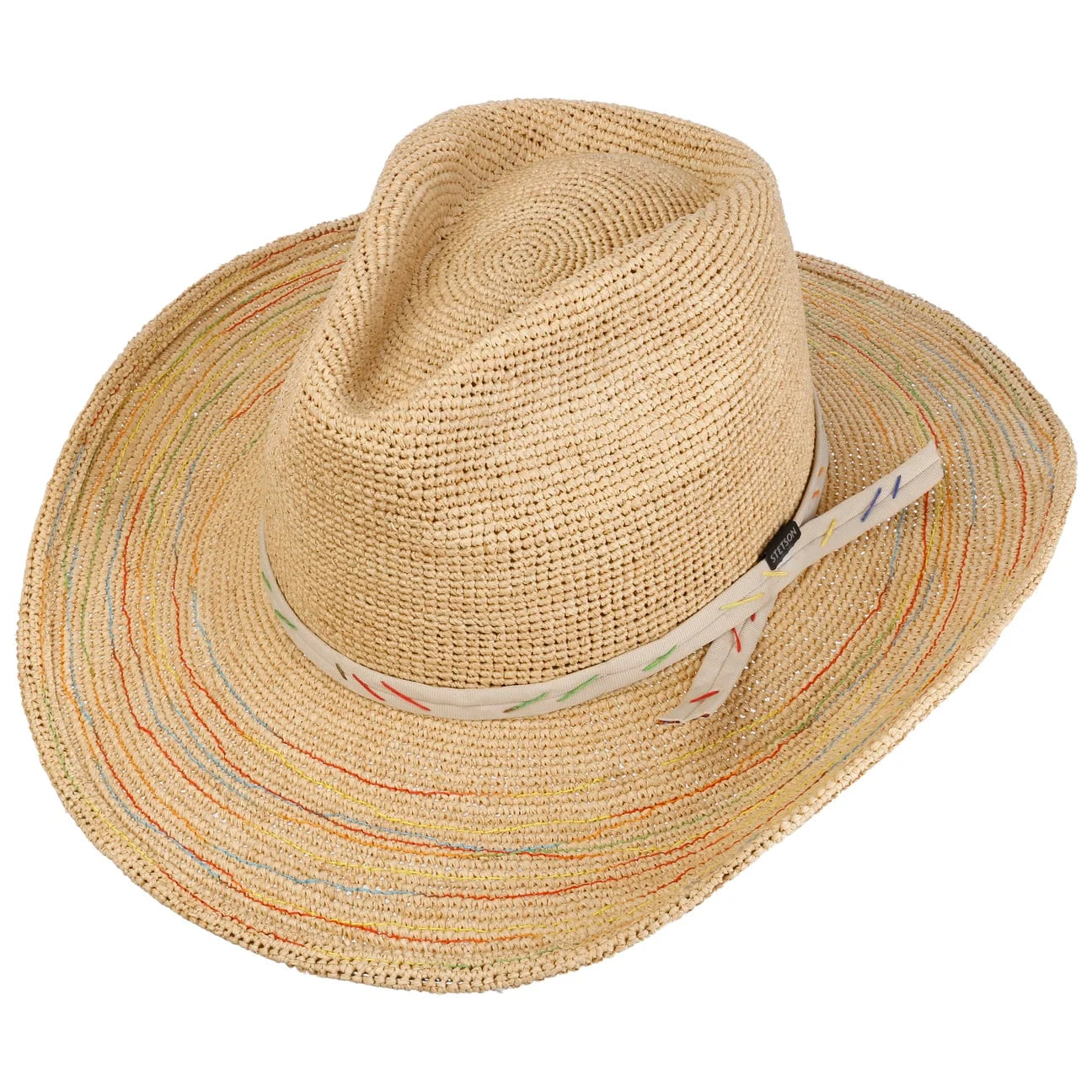 Stetson 3598501 Taya Western Festival Crochet Straw Hat