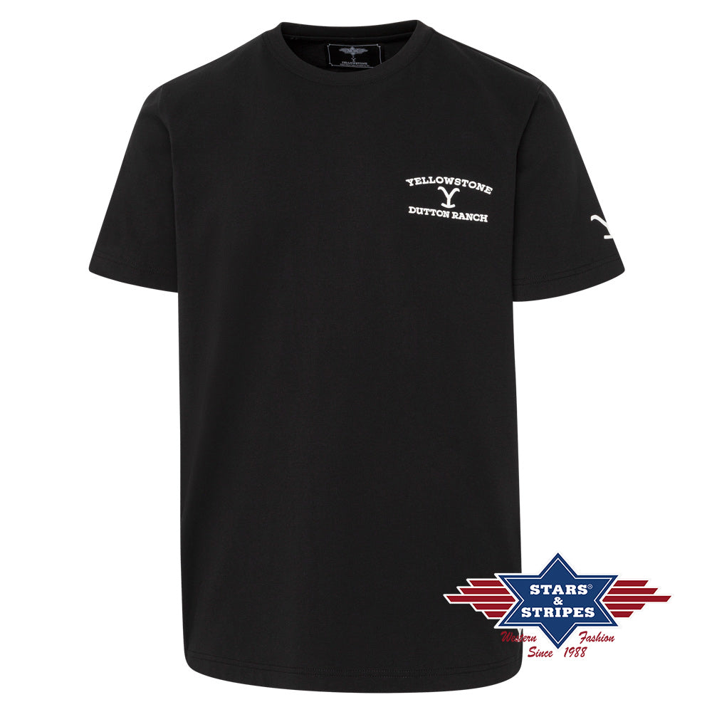 Offical unisex Yellowstone Tee So Wild So Angry in Black