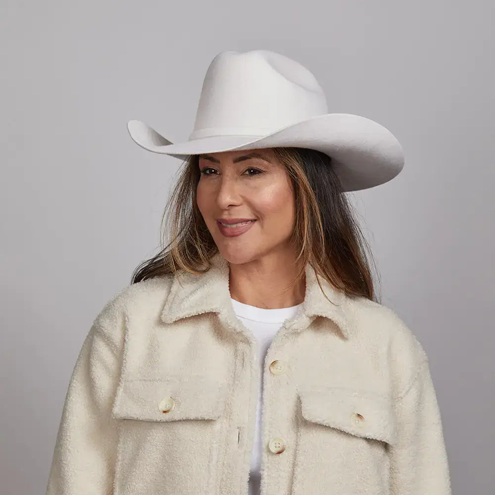 American Hat Makers 710087 Beau Cattleman Cowboy Hat in White