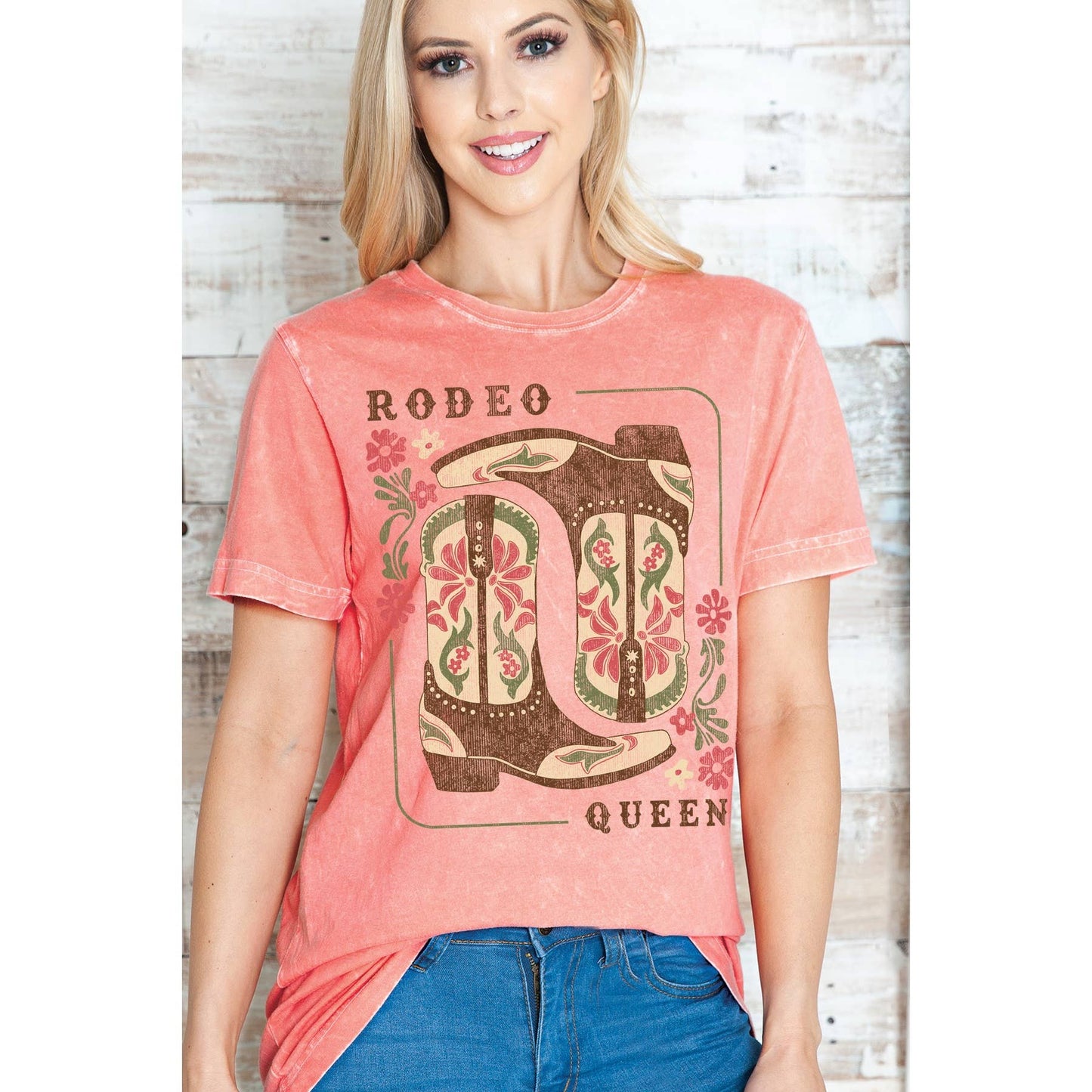 RODEO QUEEN - Mineral Wash: CHARCOAL Coral MB1854