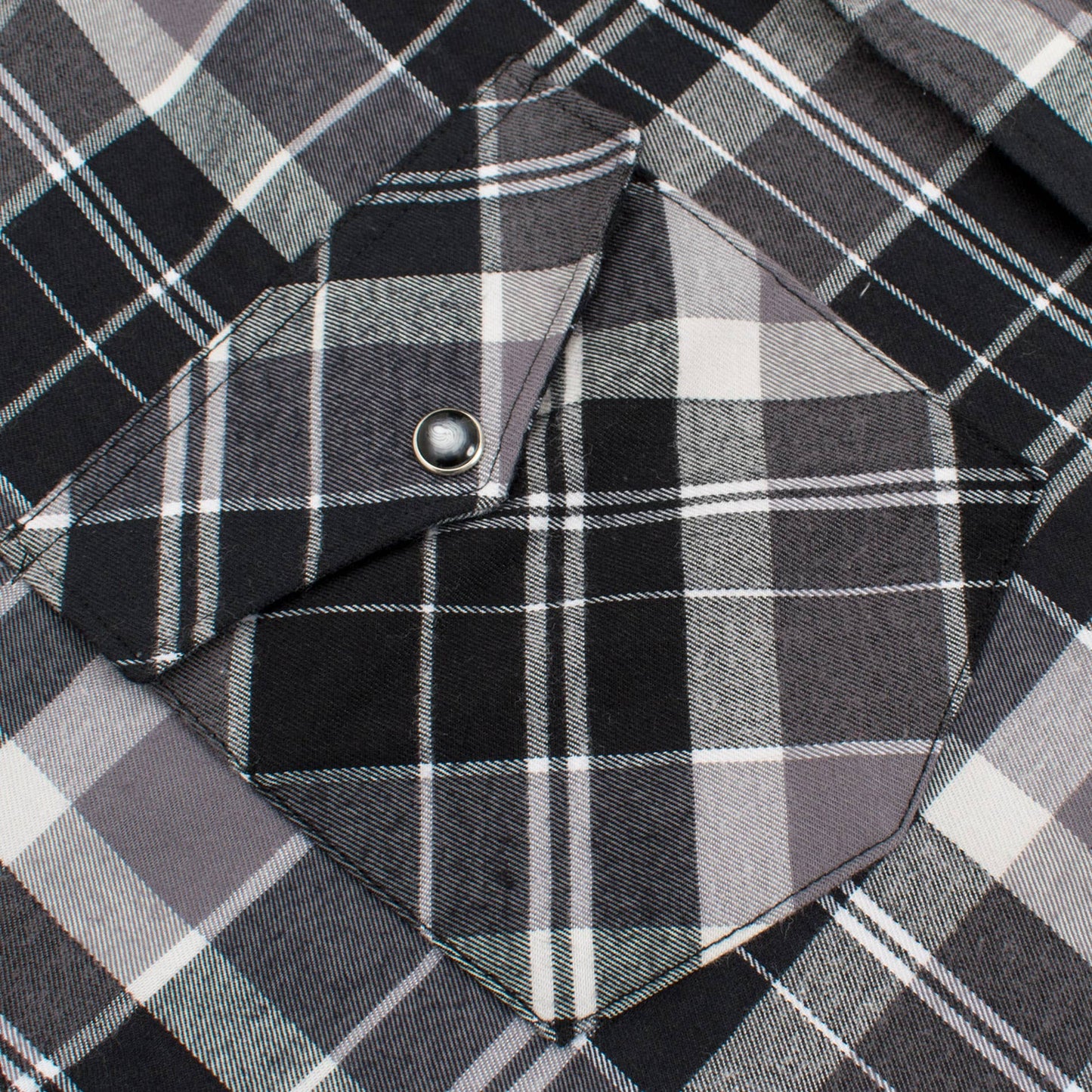 Men's Western Long Sleeve Flannel Shirts With Snap Buttons: FLS300-309