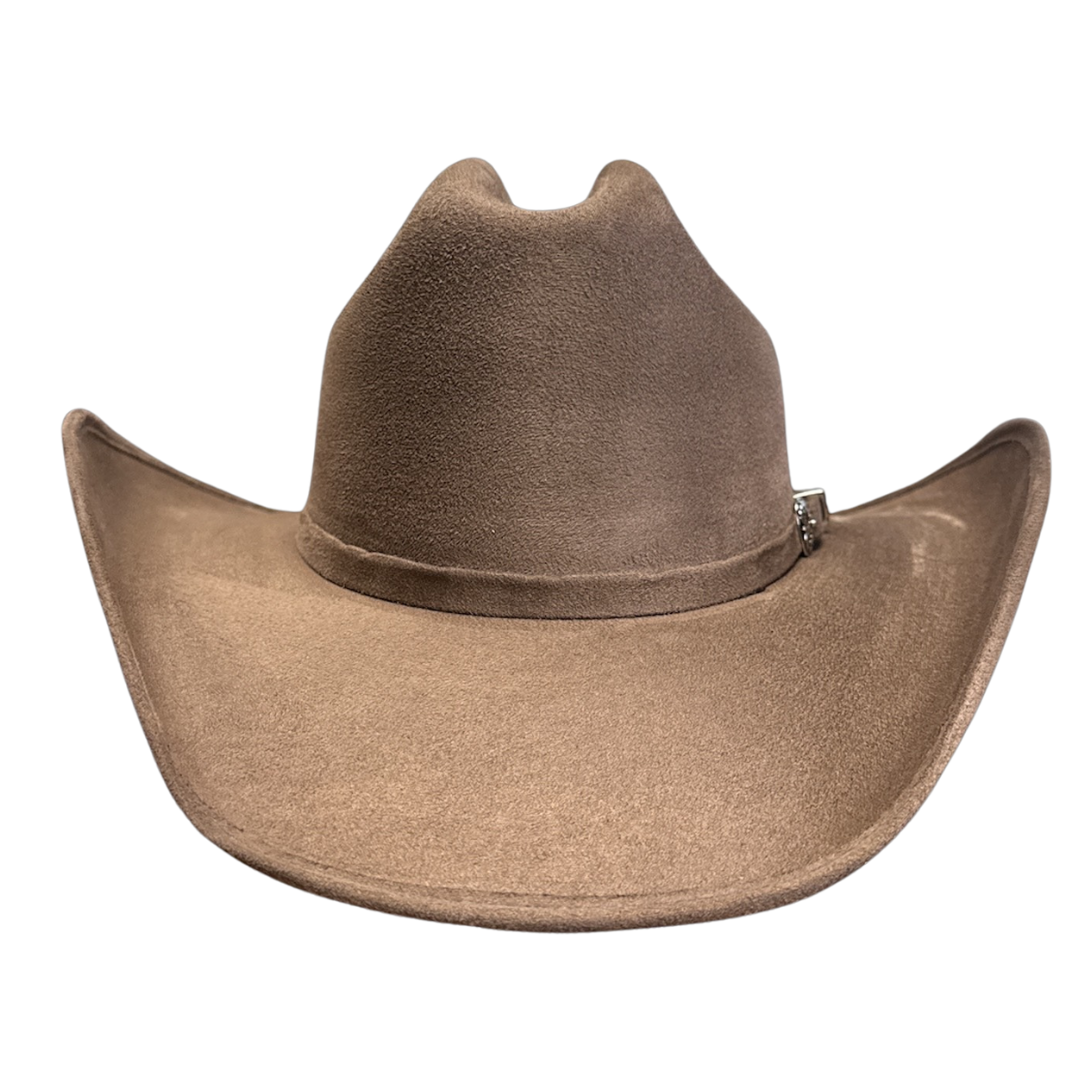 American Hat Makers Dutch Cowboy Cattleman Faux Suede Hat in Brown