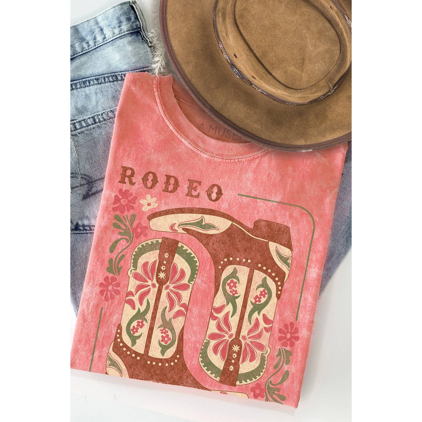 RODEO QUEEN - Mineral Wash: CHARCOAL Coral MB1854
