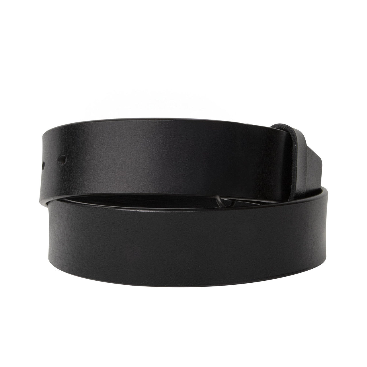 Western Express XM0100-BK Genuine Leather Snap Belt in Black