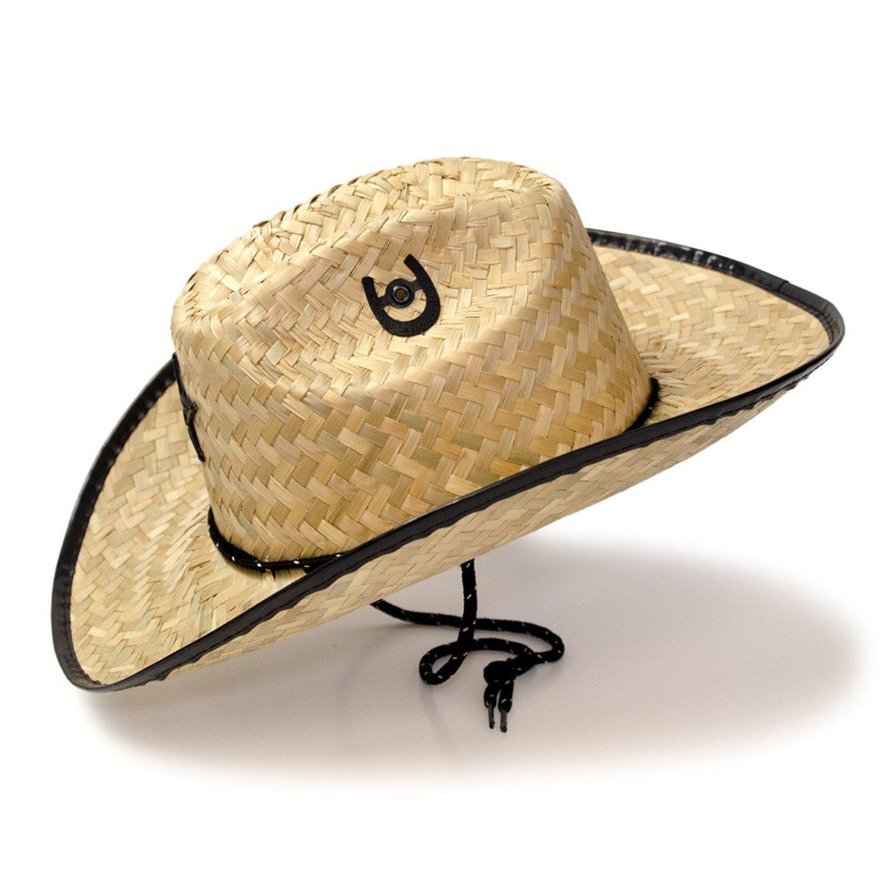 Western Express JJ-5 Palm Straw Hat Sheriff Black