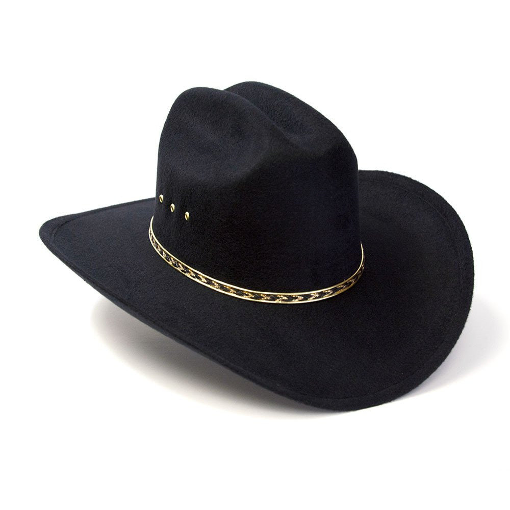 BFF26 Black Cattleman Cowboy Hat