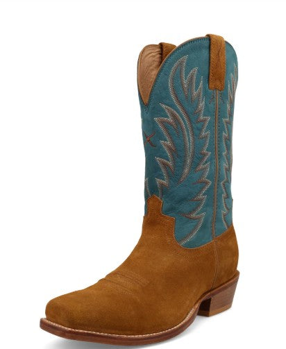Twisted X Mens Western Boots MXTL012 in Amber & Ocean