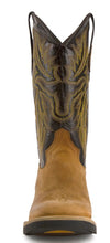Load image into Gallery viewer, Ferrini Mens Maverick 1509310 Handcrafted Two tone Brown Cowboy Boots
