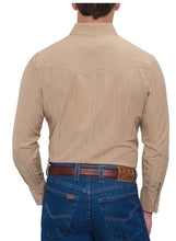 Load image into Gallery viewer, Ely &amp; Walker Long Sleeve Solid Tone on Tone Beige Western Shirt 15201934-28
