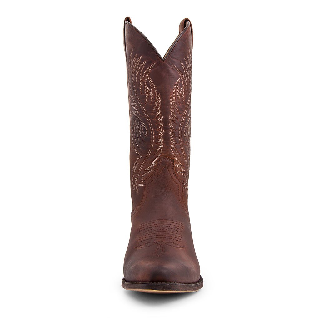 Sendra 2605 Pull on Classic Mens Cowboy Boots Brown Wild Wild