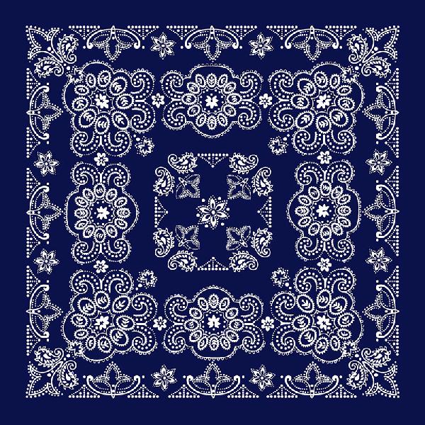 Western Express Large Paisley Bandanas, 27" x 27"