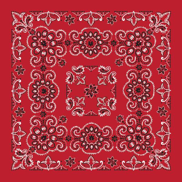 Western Express Large Paisley Bandanas, 27" x 27"