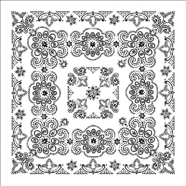 Western Express Large Paisley Bandanas, 27" x 27"