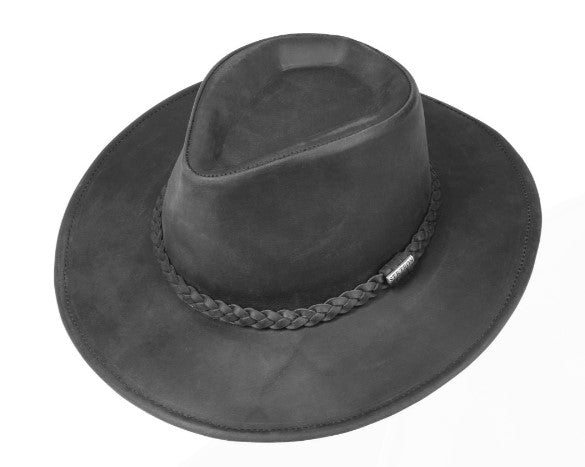 Stetson 2797301 Buffalo Leather Black