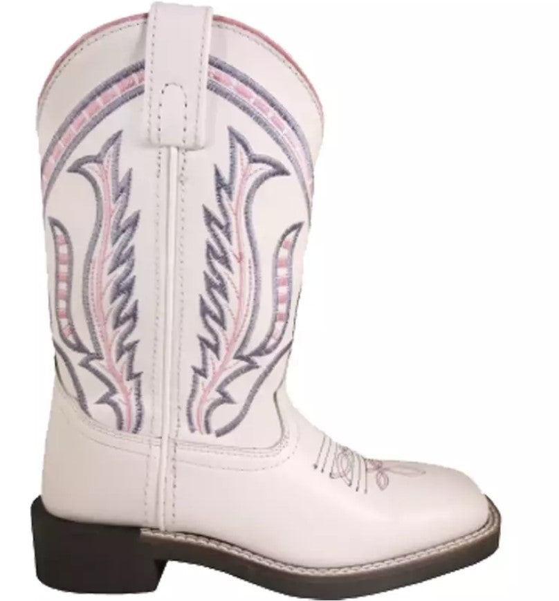 Smoky Mountain Boots 3247Y Dallas White Western Youth Boots