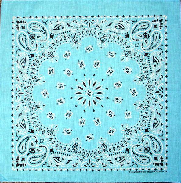 Western Express Traditional Standard Size Paisley Bandana