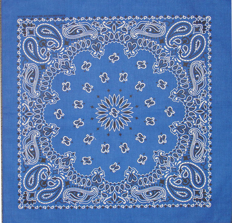 Western Express Traditional Standard Size Paisley Bandana