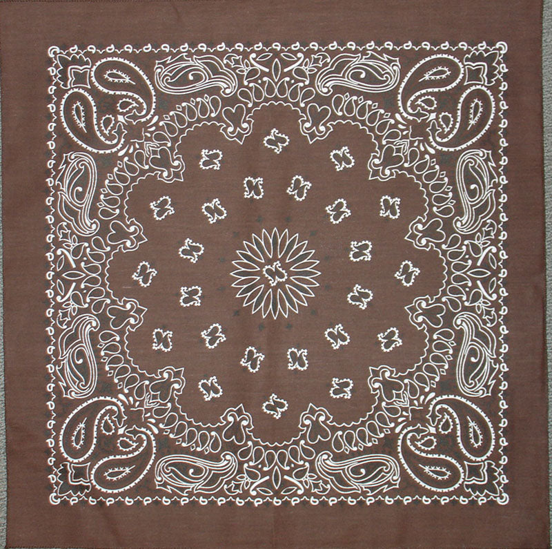 Western Express Traditional Standard Size Paisley Bandana