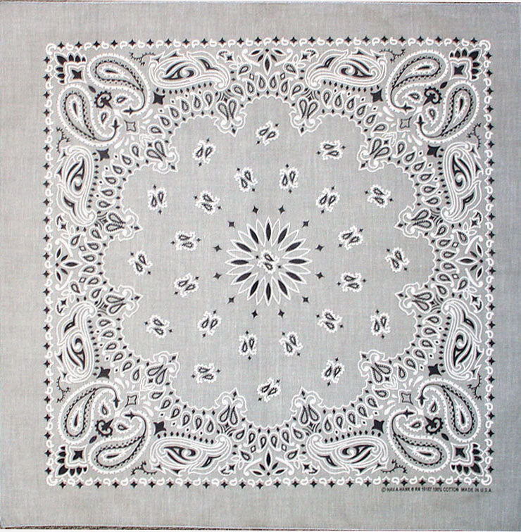 Western Express Traditional Standard Size Paisley Bandana