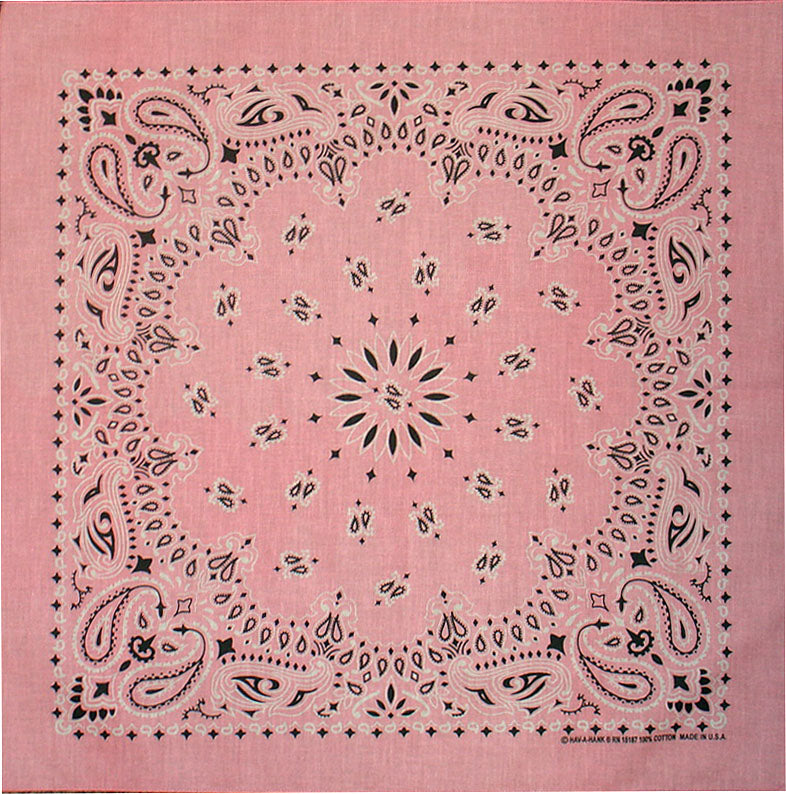 Western Express Traditional Standard Size Paisley Bandana
