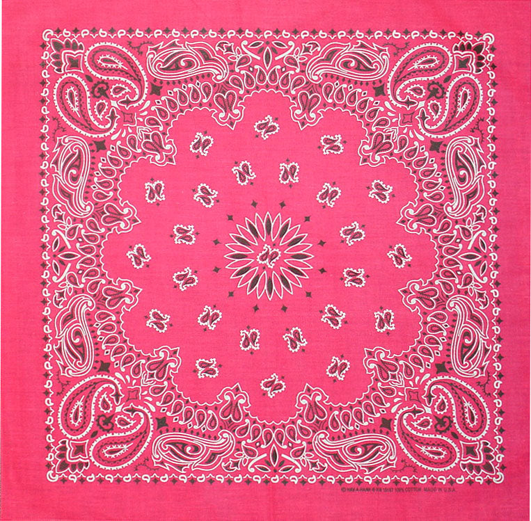 Western Express Traditional Standard Size Paisley Bandana