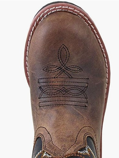 Smoky Mountain Boots 3892Y Buffalo Brown/Black Western Youth Boots