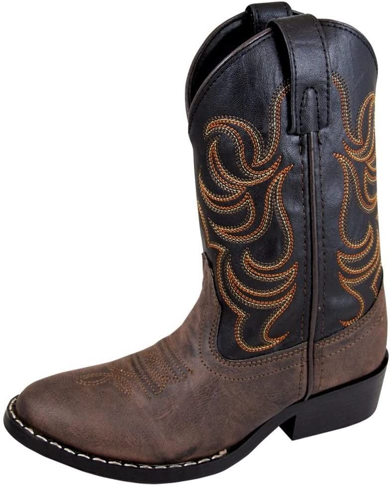 Smoky Mountain Boots 1575C Monterey Black/Brown Western Childrens Boots